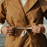 Boheme Trench Rain Coat - Bark - XL - LAST ONE