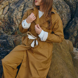 Boheme Trench Rain Coat - Bark - XL - LAST ONE