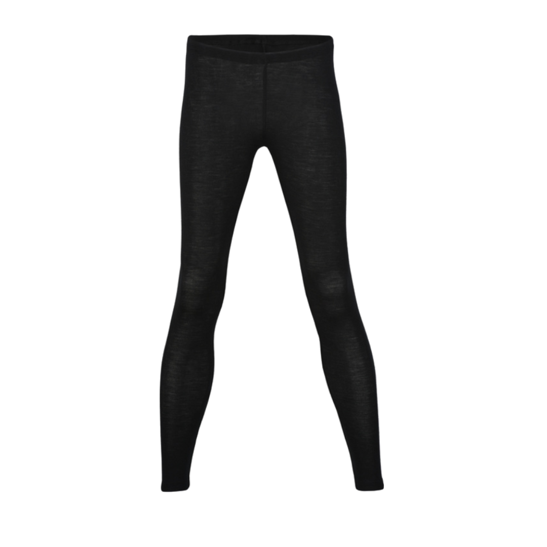 Women's Merino Wool Leggings In Bordeaux - £39.99 - Dilling