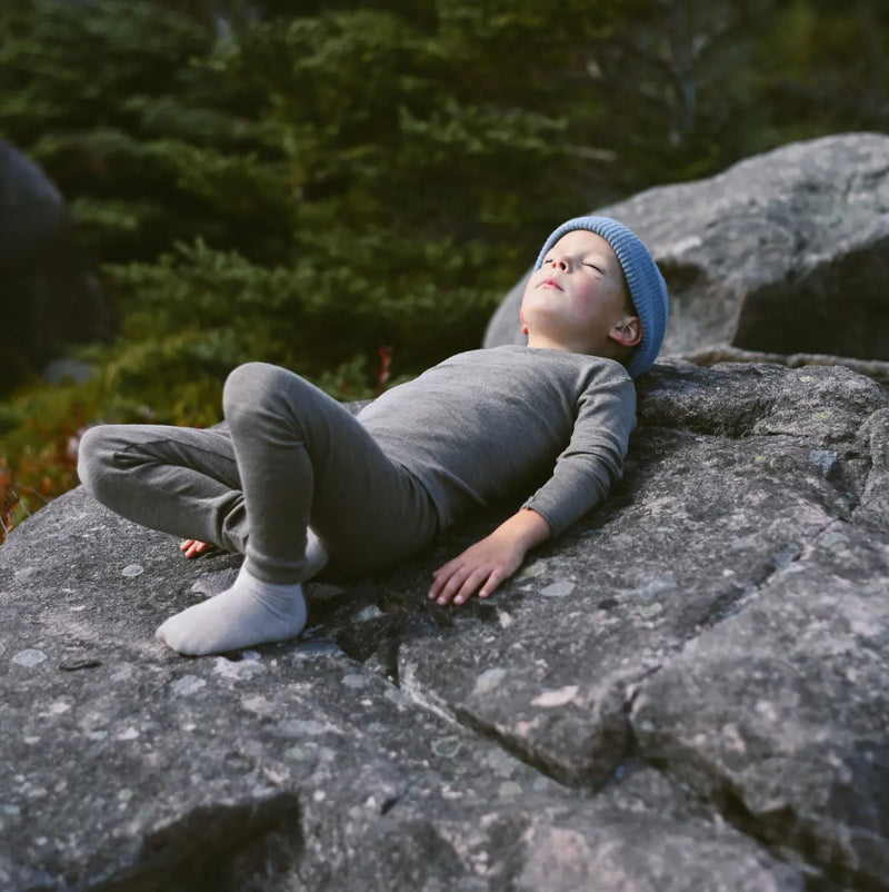 Merino Wool & Silk Long Sleeve Shirt - Alder