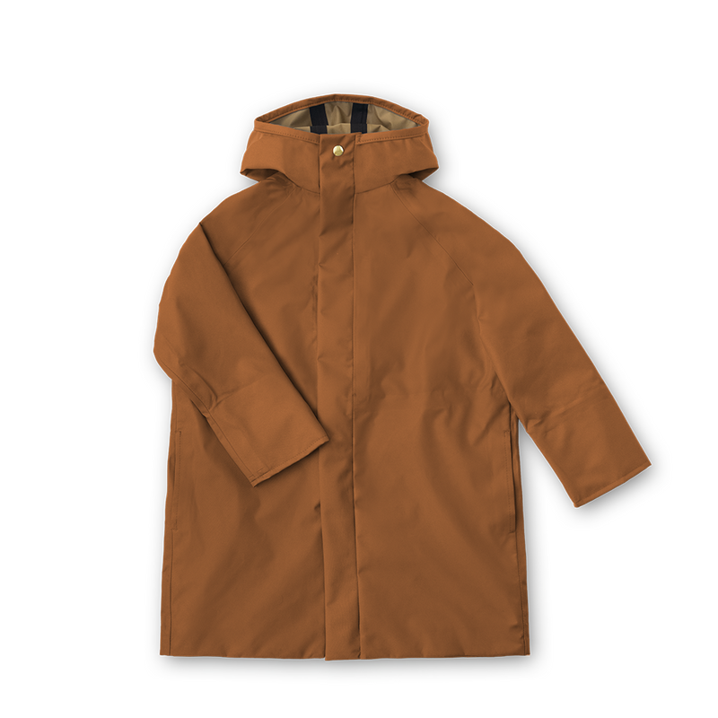 Mackintosh Rain Coat - Rust