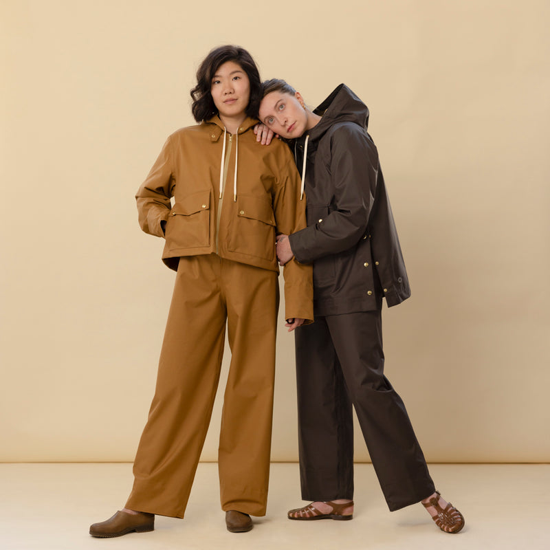 Women's Rain Pants - Bark