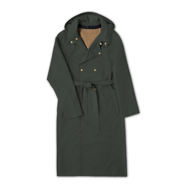 Boheme Trench Rain Coat - Obsidian