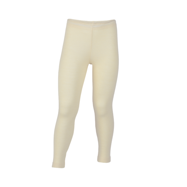 Merino Wool & Silk Leggings - Wheat