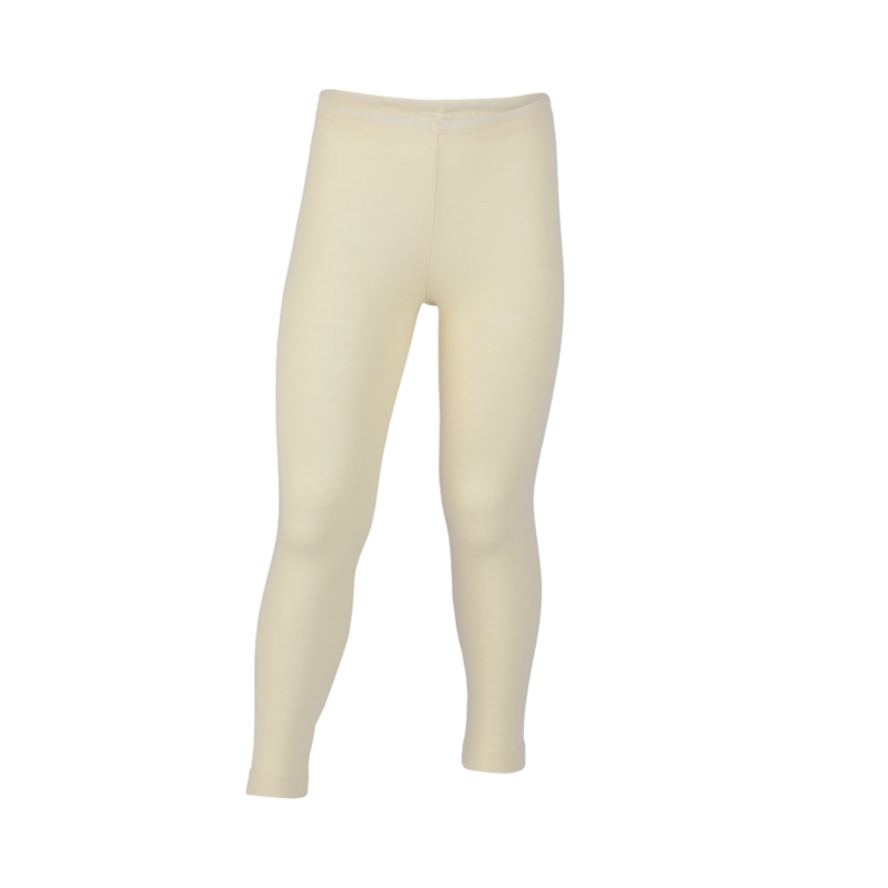 Merino Wool & Silk Leggings - Wheat