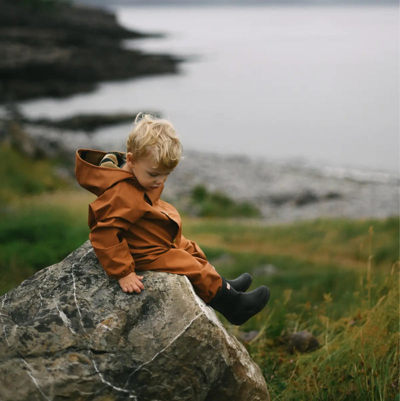 Onesie Rainsuit - Rust