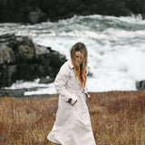Boheme Trench Rain Coat - Salt