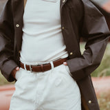 Balmacaan Raincoat - Obsidian