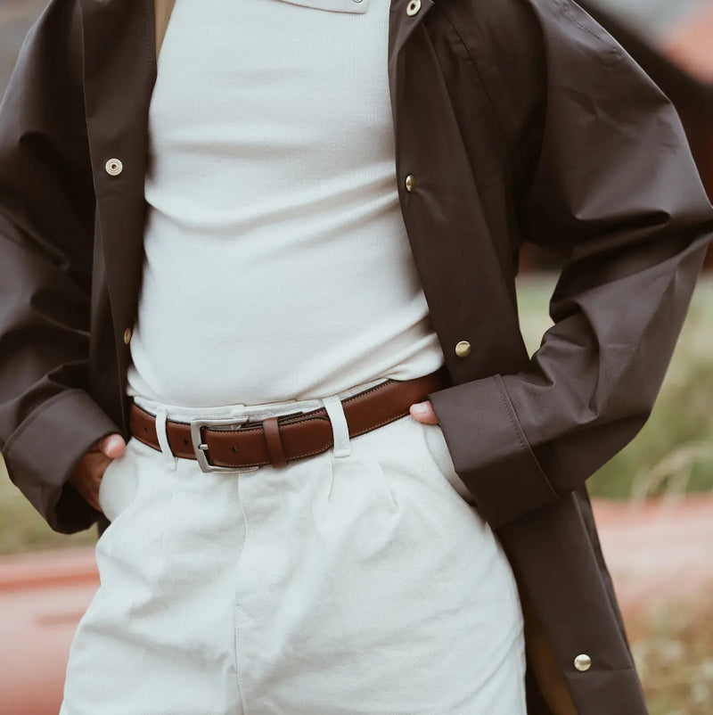 Balmacaan Raincoat - Obsidian