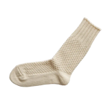 Wool Cotton Boots Socks - Ivory