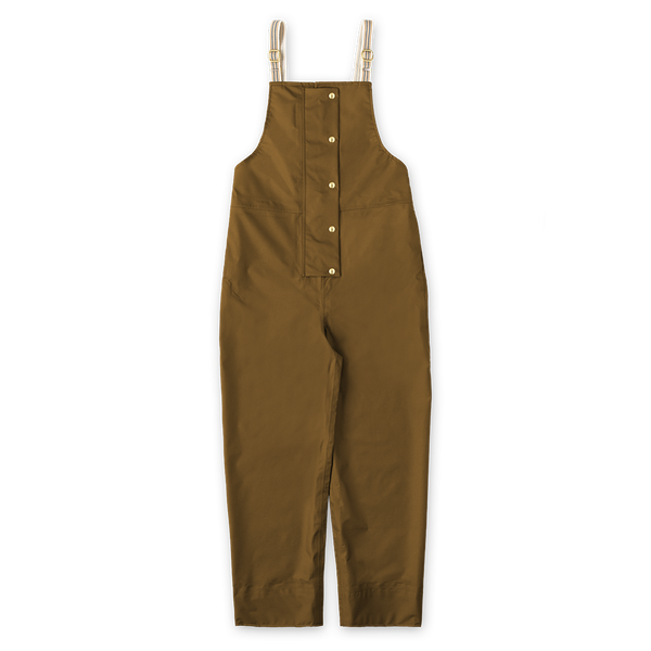 Adult Waterproof Dungaree - Bark