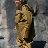 Midi Rain Coat - Ochre