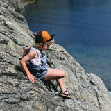 Child's Patch Hat - Rust/Obsidian