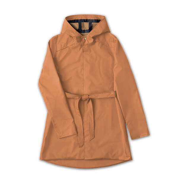 Women's Mini-Trench Rain Coat - Dune