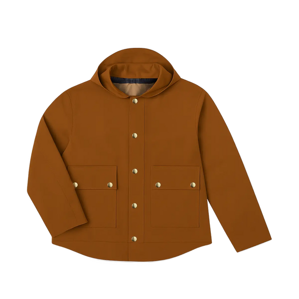 Field Smock Raincoat - Red Oak