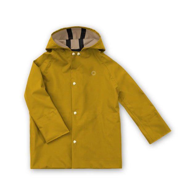 Midi Rain Coat - Goldenrod- 4/6 - Recycled (used)