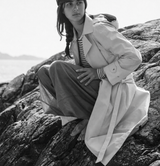 Women's Waterproof Wrap Coat - Salt