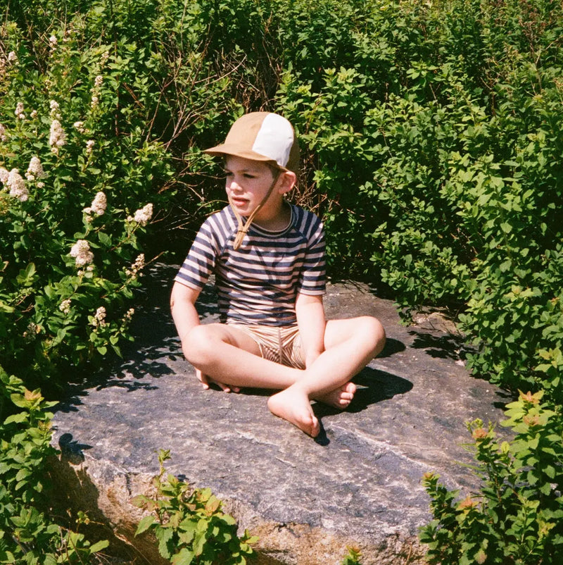 Child's Patch Hat - Bark/Salt