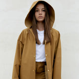 Youth Balmacaan Raincoat - Ochre