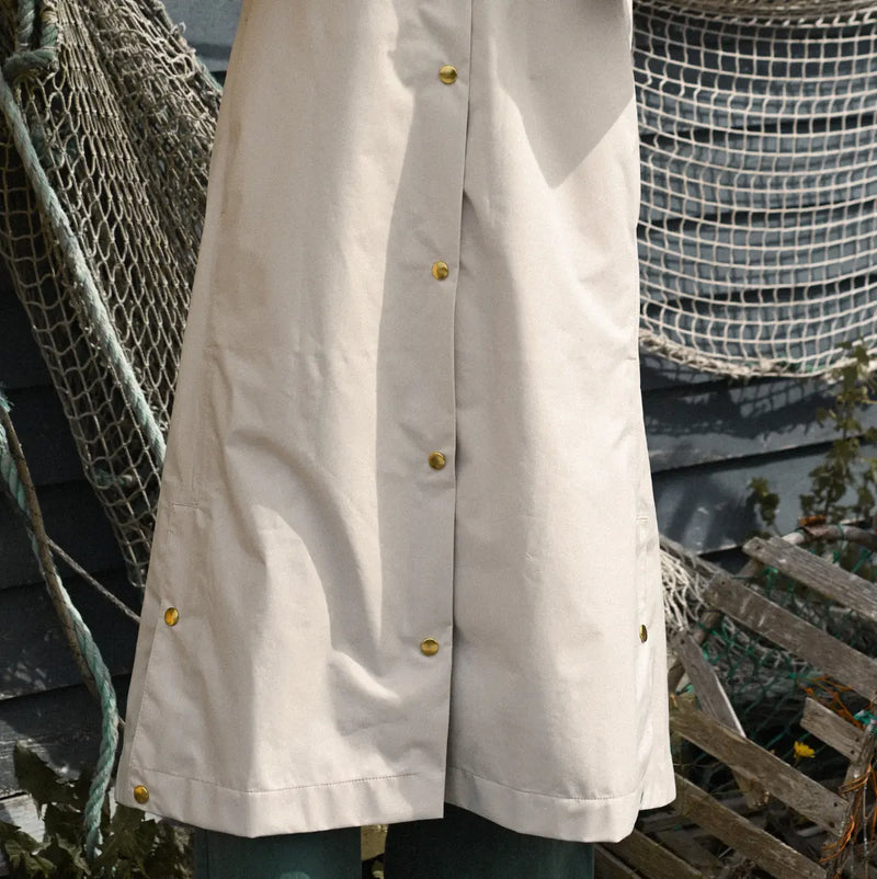 Women's Waterproof Poncho - Salt