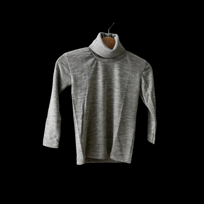 Organic Wool & Silk Turtleneck