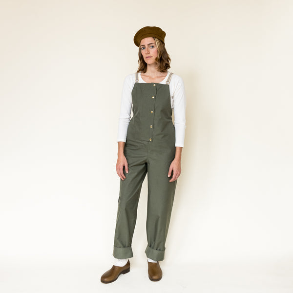 Adult Waterproof Dungaree - Bark