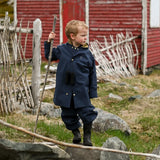 Midi Rain Coat - Inkberry