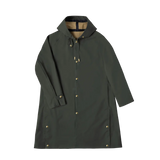 Women's Waterproof Poncho - Obsidian - Sample