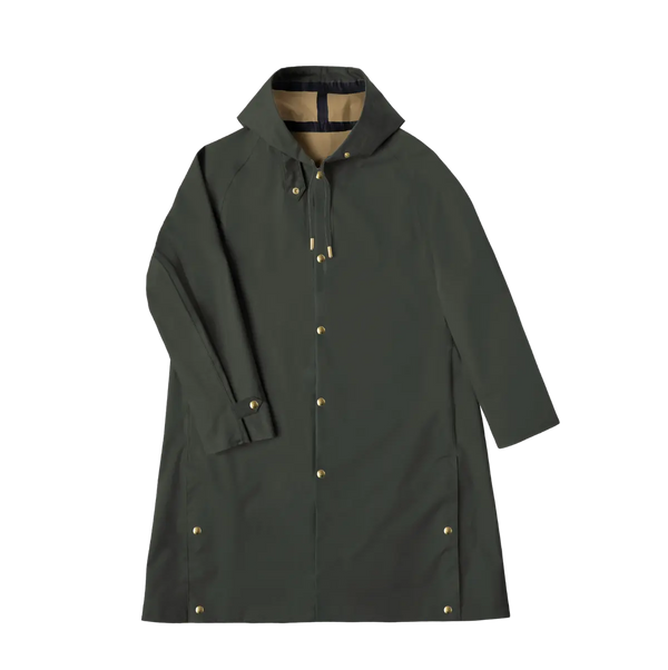 Women's Waterproof Poncho - Obsidian