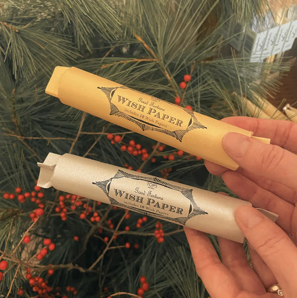 Wish Paper - Silver & Gold