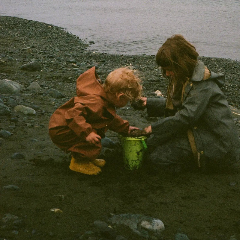 Onesie Rainsuit - Rust