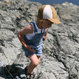Child's Patch Hat - Bark/Salt