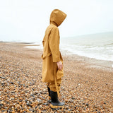 Youth Balmacaan Raincoat - Ochre