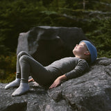 Merino Wool & Silk Leggings - Alder