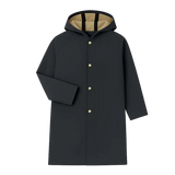 Youth Balmacaan Raincoat - Inkberry