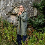 Women's Daily Rain Coat - Pine