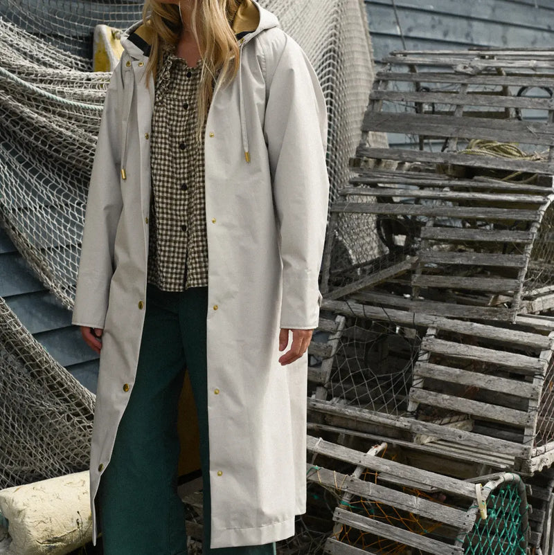 Women's Waterproof Poncho - Salt