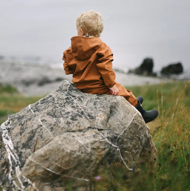 Onesie Rainsuit - Rust