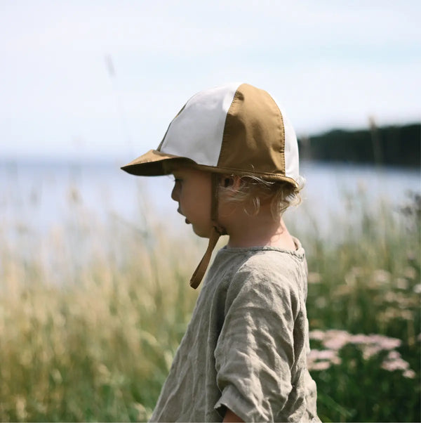 Child's Patch Hat - Bark/Salt