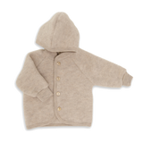 Baby & Kids Merino Wool Fleece Jacket - Cork