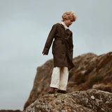 Balmacaan Raincoat - Obsidian