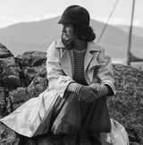 Women's Waterproof Wrap Coat - Salt
