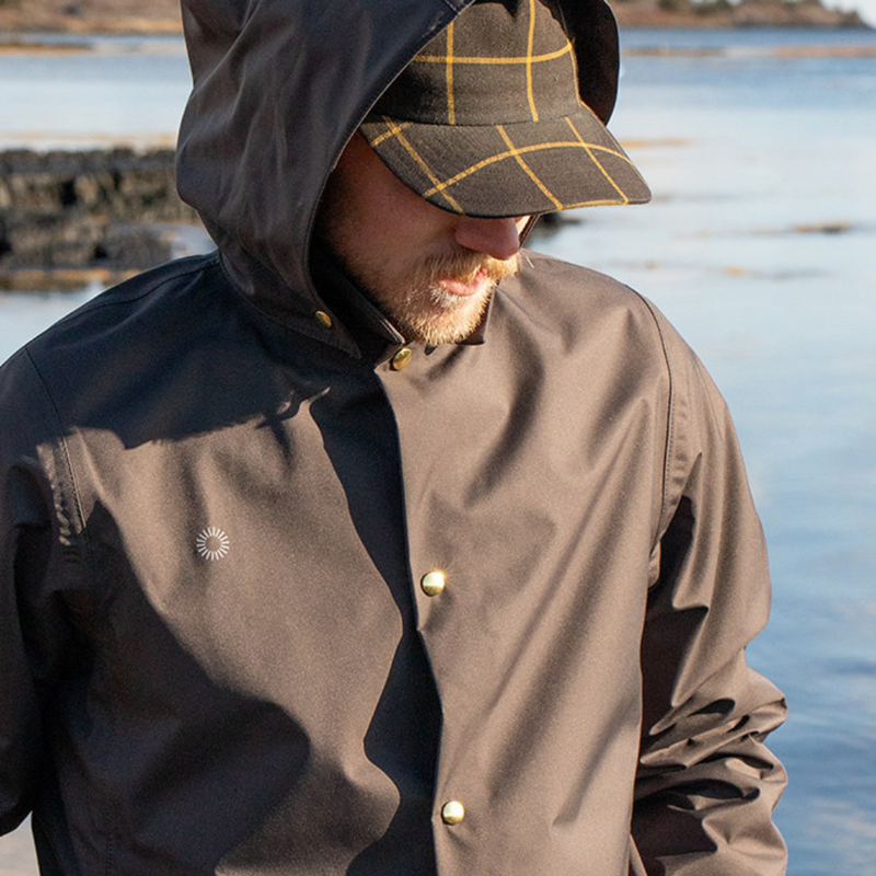 Men's Waterproof Coach Coat - Obsidian