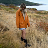 Adult Field Smock Rain Coat - Red Oak