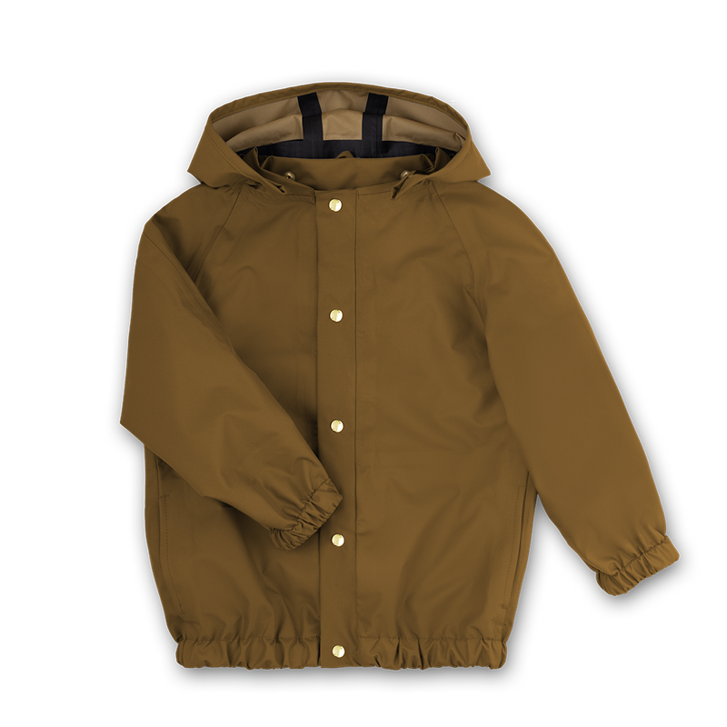 Aviator Rain Coat - Bark