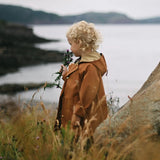 Midi Rain Coat - Rust