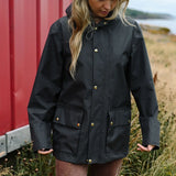 Adult Field Smock Rain Coat - Obsidian