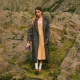 Boheme Trench Rain Coat - Obsidian