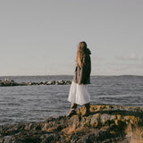 Women's Anorak Rain Coat - Obsidian