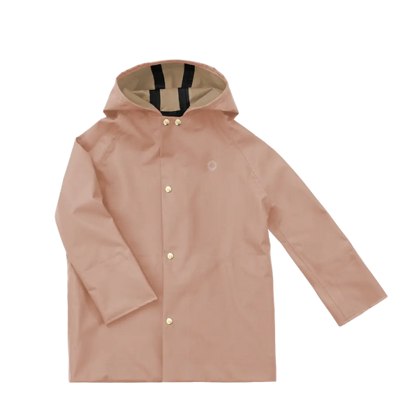 Midi Rain Coat - Beach Rose -10/12-Recycled